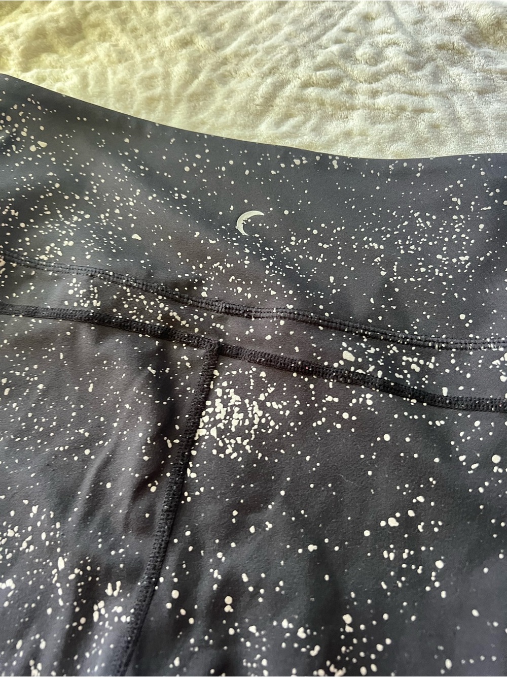 ZYIA Active Black Speckled High Waisted Pocket Leggings Size 14-16 - Picture 6 of 6